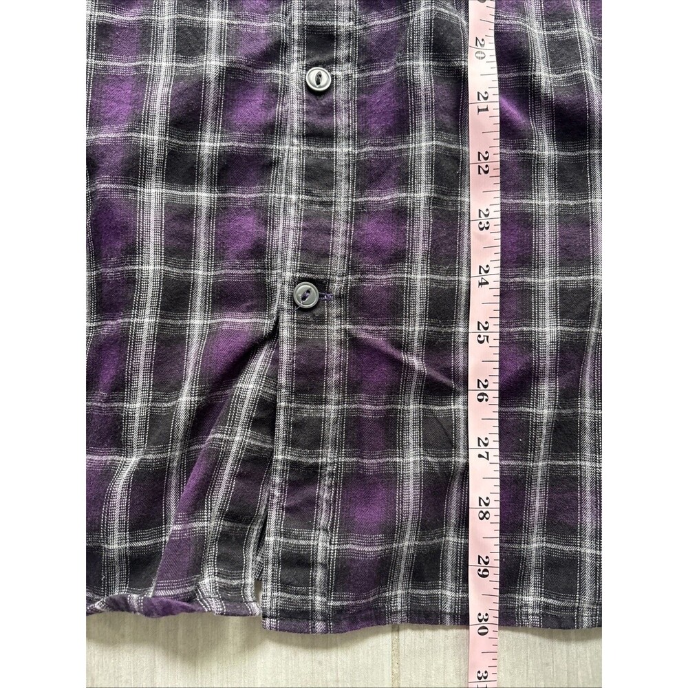 American Eagle Outfitters Slim Fit Plaid Button Down Shirt XXL Cotton Casual - Picture 6 of 7